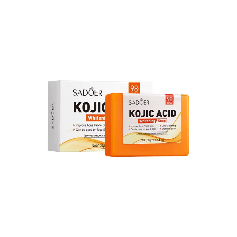 Kojic Acid Facial Soap Face Wash Foam Facial Cleanser Moisturizing Hydrating Oil Control Body Bathing Handmade Soap