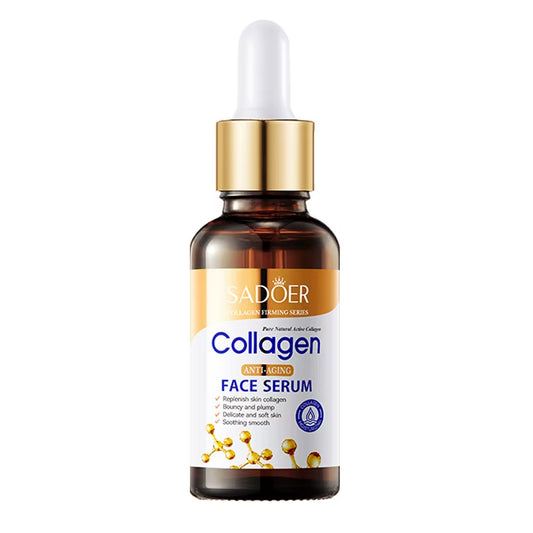 1/2/3Pcs  Collagen Face Serum Skincare Facial Essence Liquid Anti-Aging Moisturizing Nourishing Facial Serum Skin Care